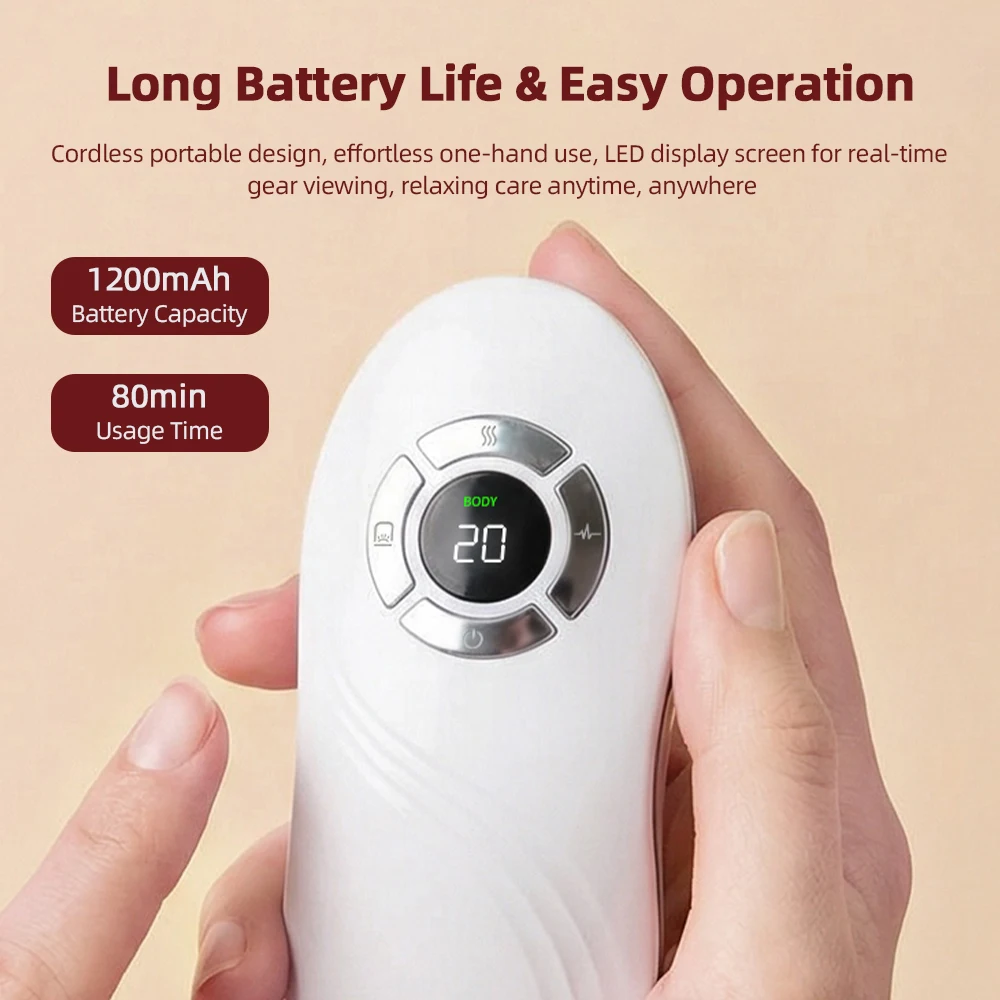 3+1 Body Sculpting Machine Red Light Vacuum Cupping Sculpting Machine Dual Modes Portable Face Body Slimming Massager