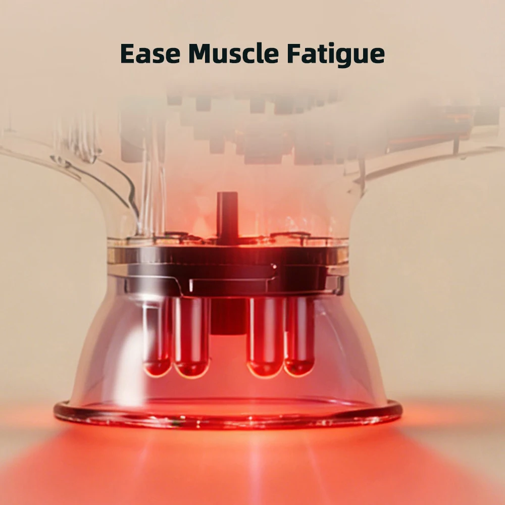 3+1 Body Sculpting Machine Red Light Vacuum Cupping Sculpting Machine Dual Modes Portable Face Body Slimming Massager