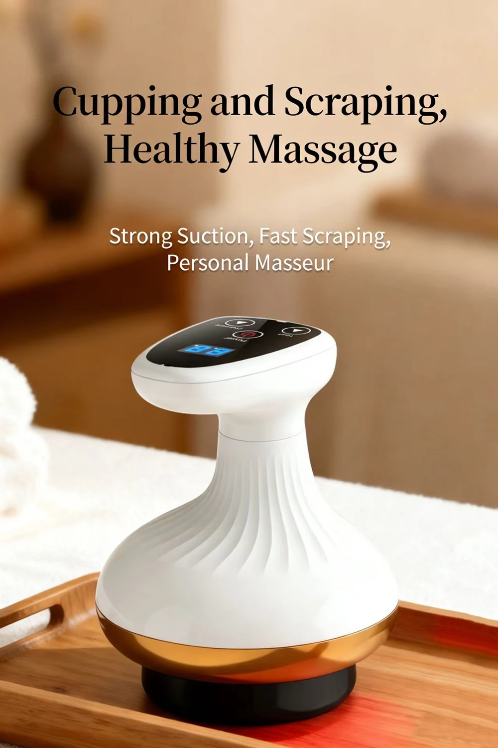 Electric Scraping Massage, Cupping Body Massager, Vacuum Cleaner, Cupping, Back, Neck, Arms, Massager Scraping Instrument