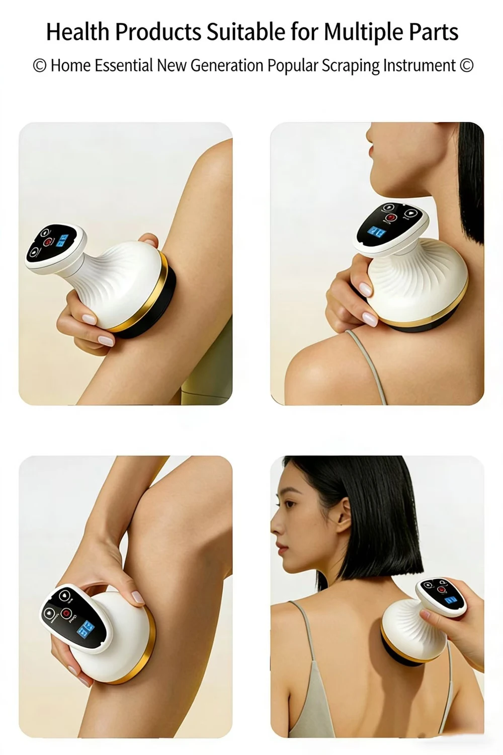 Electric Scraping Massage, Cupping Body Massager, Vacuum Cleaner, Cupping, Back, Neck, Arms, Massager Scraping Instrument