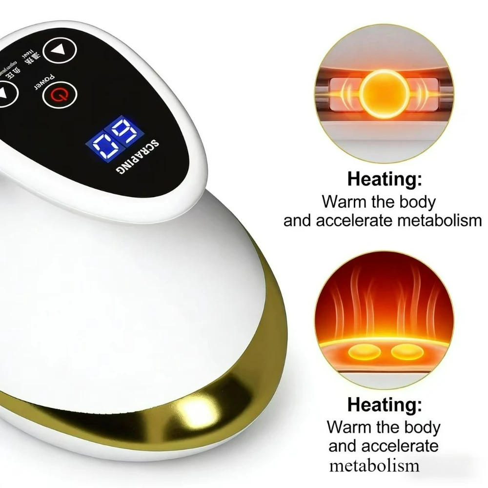 Electric Scraping Massage, Cupping Body Massager, Vacuum Cleaner, Cupping, Back, Neck, Arms, Massager Scraping Instrument