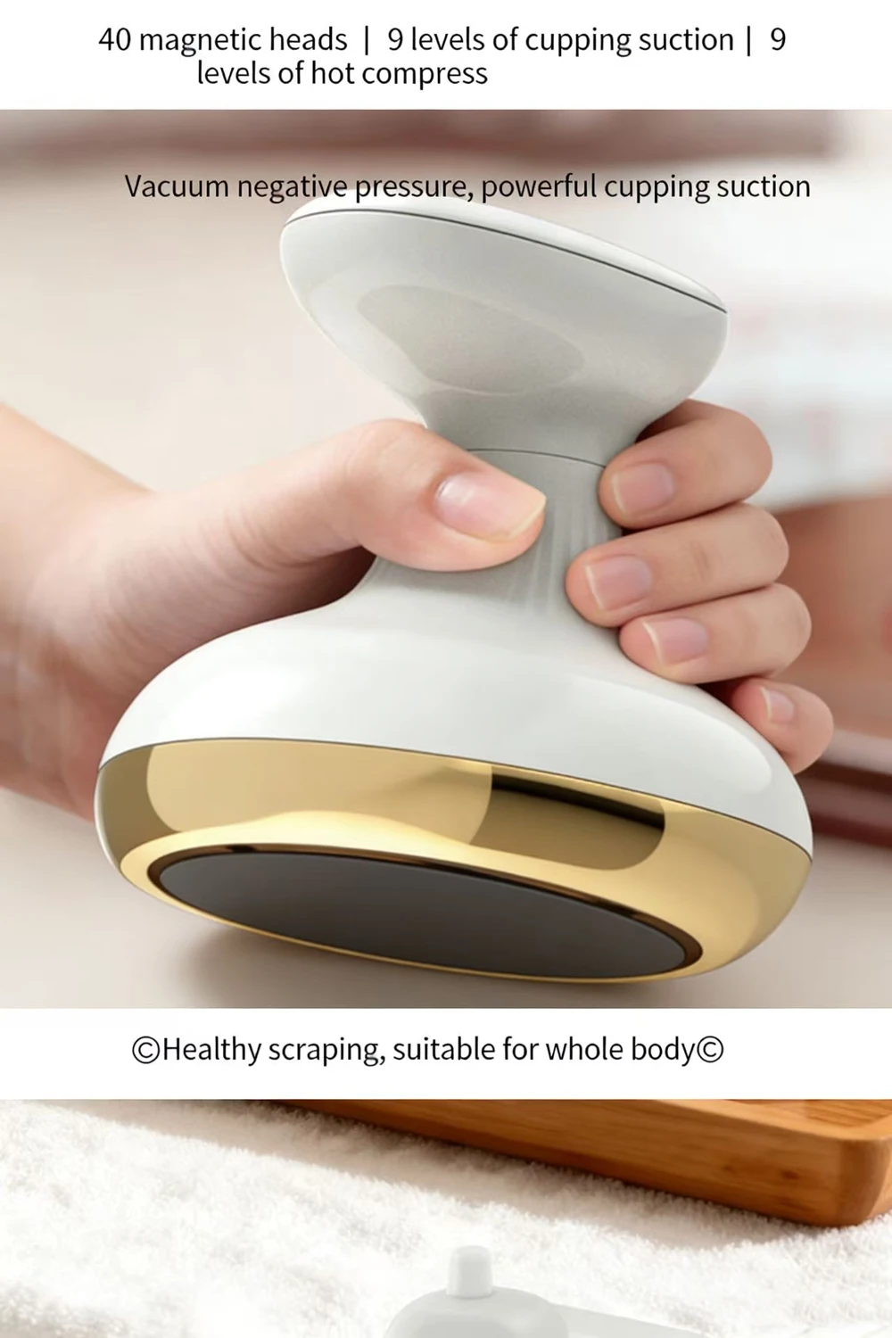 Electric Scraping Massage, Cupping Body Massager, Vacuum Cleaner, Cupping, Back, Neck, Arms, Massager Scraping Instrument