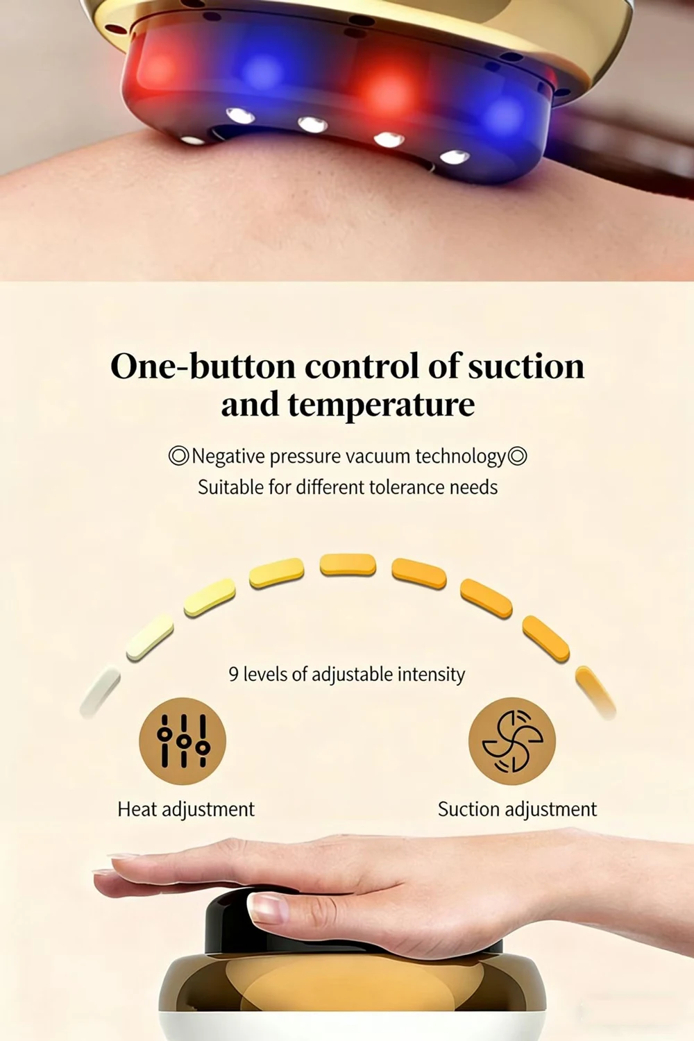 Electric Scraping Massage, Cupping Body Massager, Vacuum Cleaner, Cupping, Back, Neck, Arms, Massager Scraping Instrument