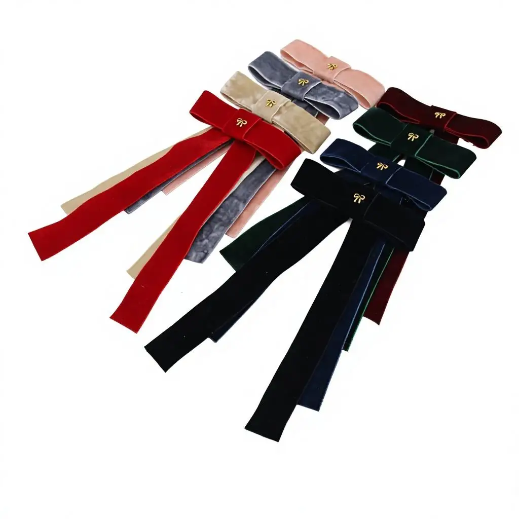 New winter velvett bow elegant headband fashion hairband hair accessories clip OEM