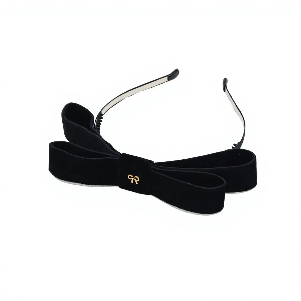 New winter velvett bow elegant headband fashion hairband hair accessories clip OEM