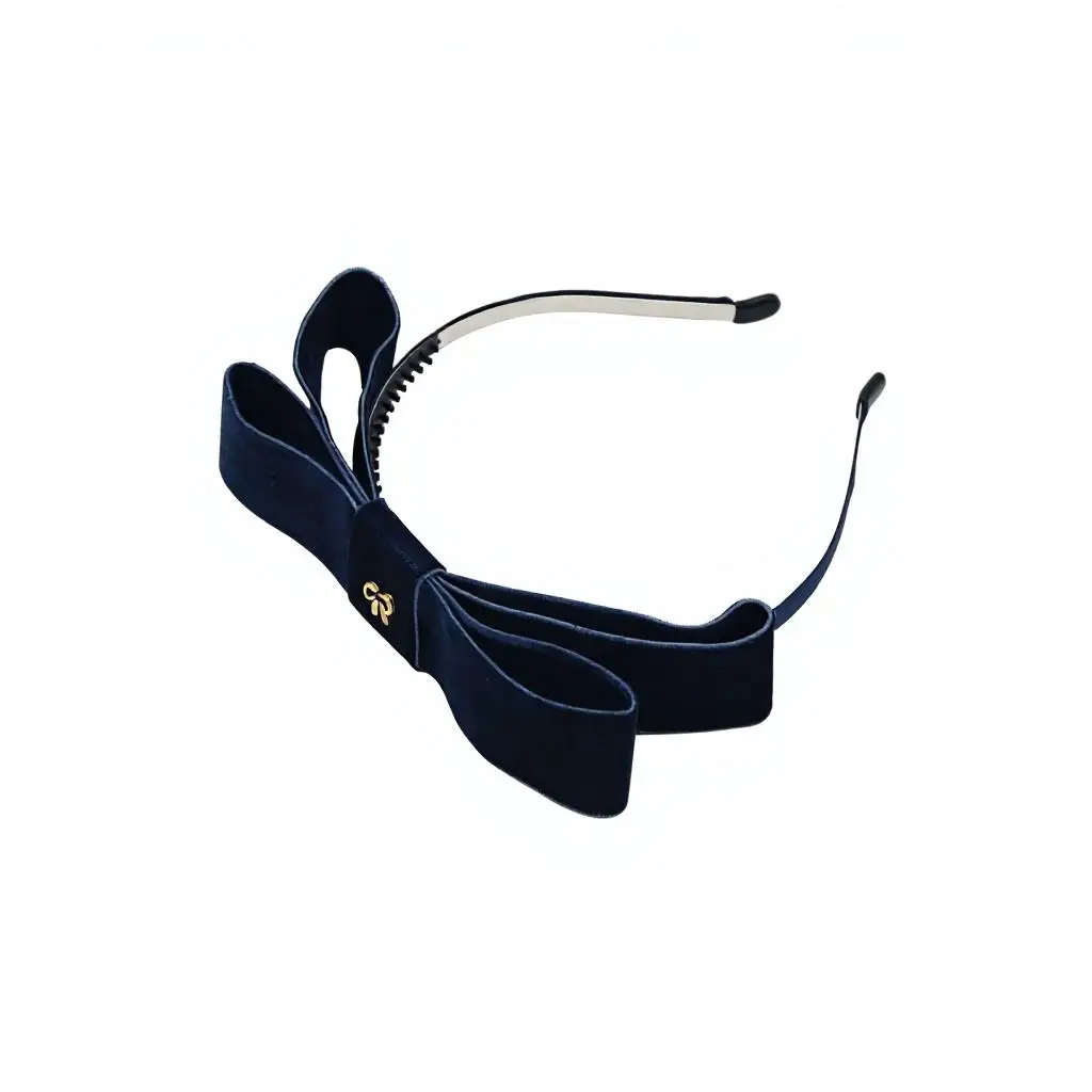 New winter velvett bow elegant headband fashion hairband hair accessories clip OEM