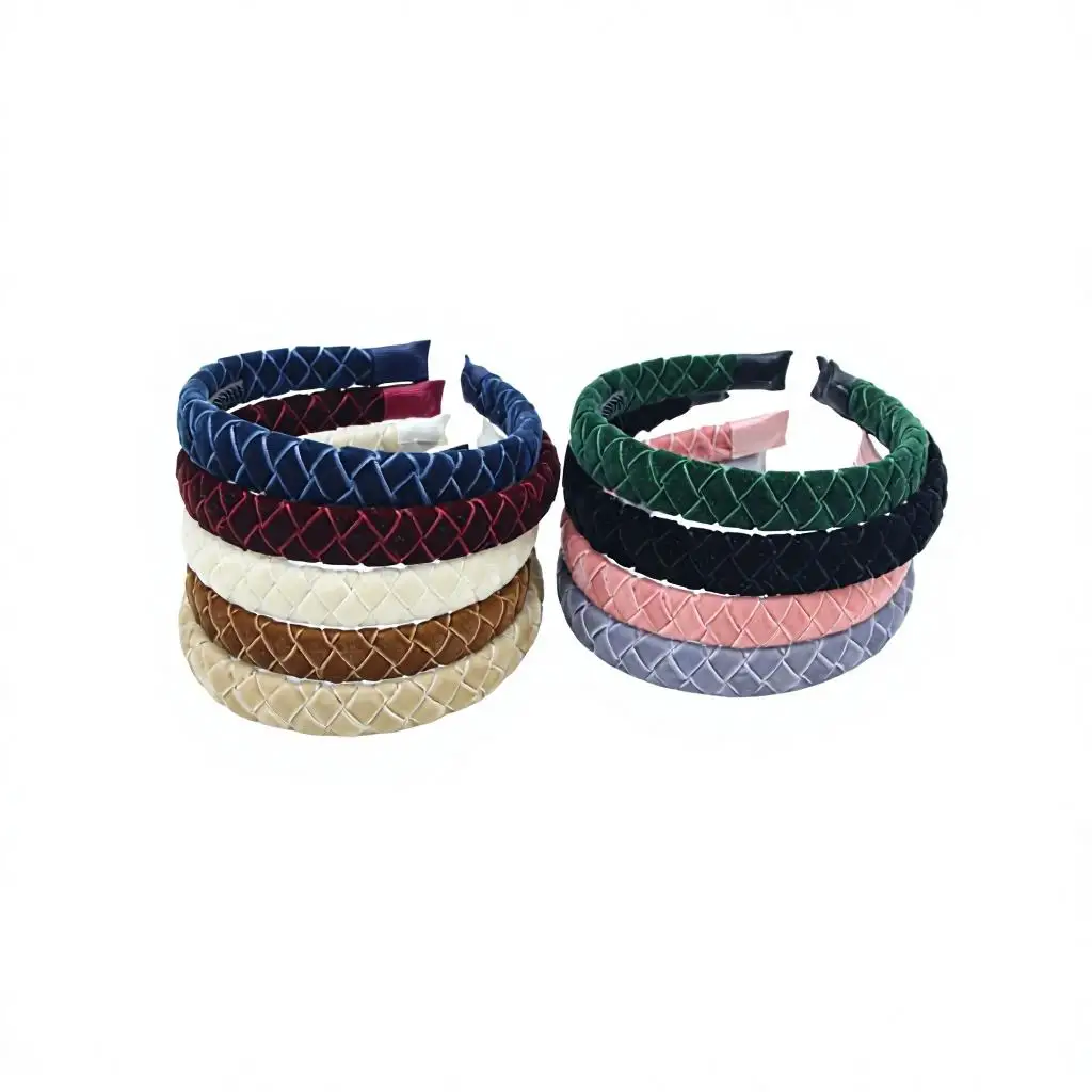 New winter velvett bow elegant headband fashion hairband hair accessories clip OEM