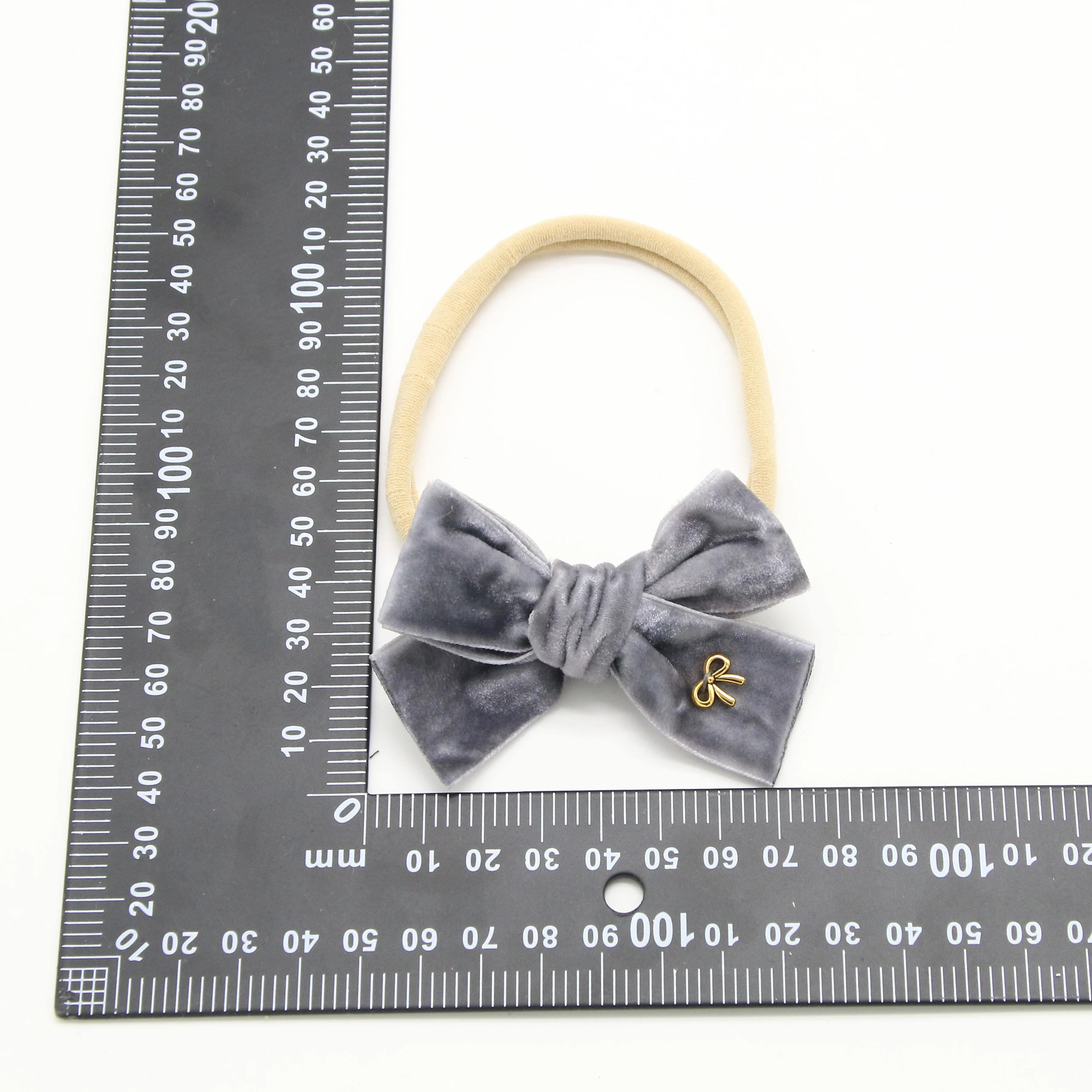 New winter velvett bow elegant headband fashion hairband hair accessories clip OEM