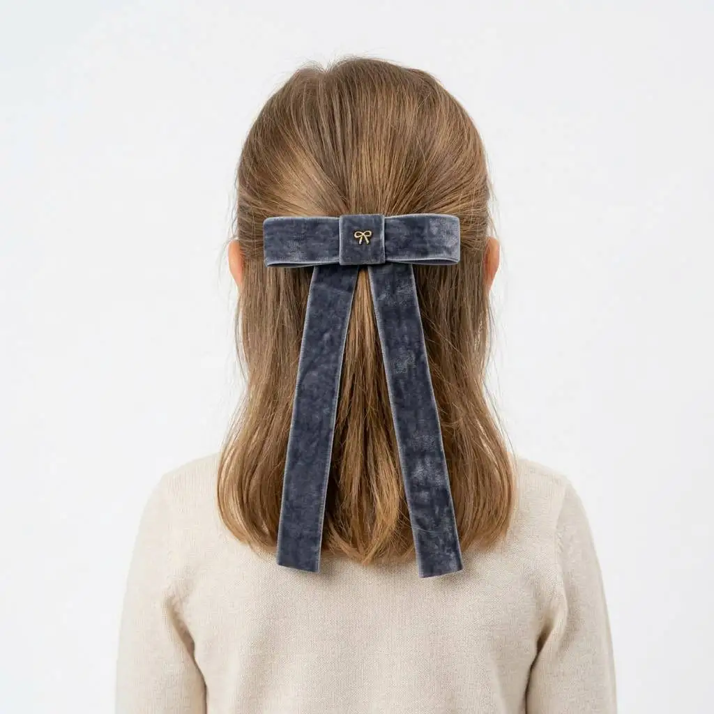 New winter velvett bow elegant headband fashion hairband hair accessories clip OEM