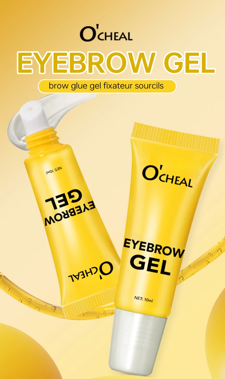 O'CHEAL 3D Eyebrow Gel Colorless Transparent Create Natural Eyebrows Quick-dry Waterproof Long-lasting Thick Full Eyebrow Makeup