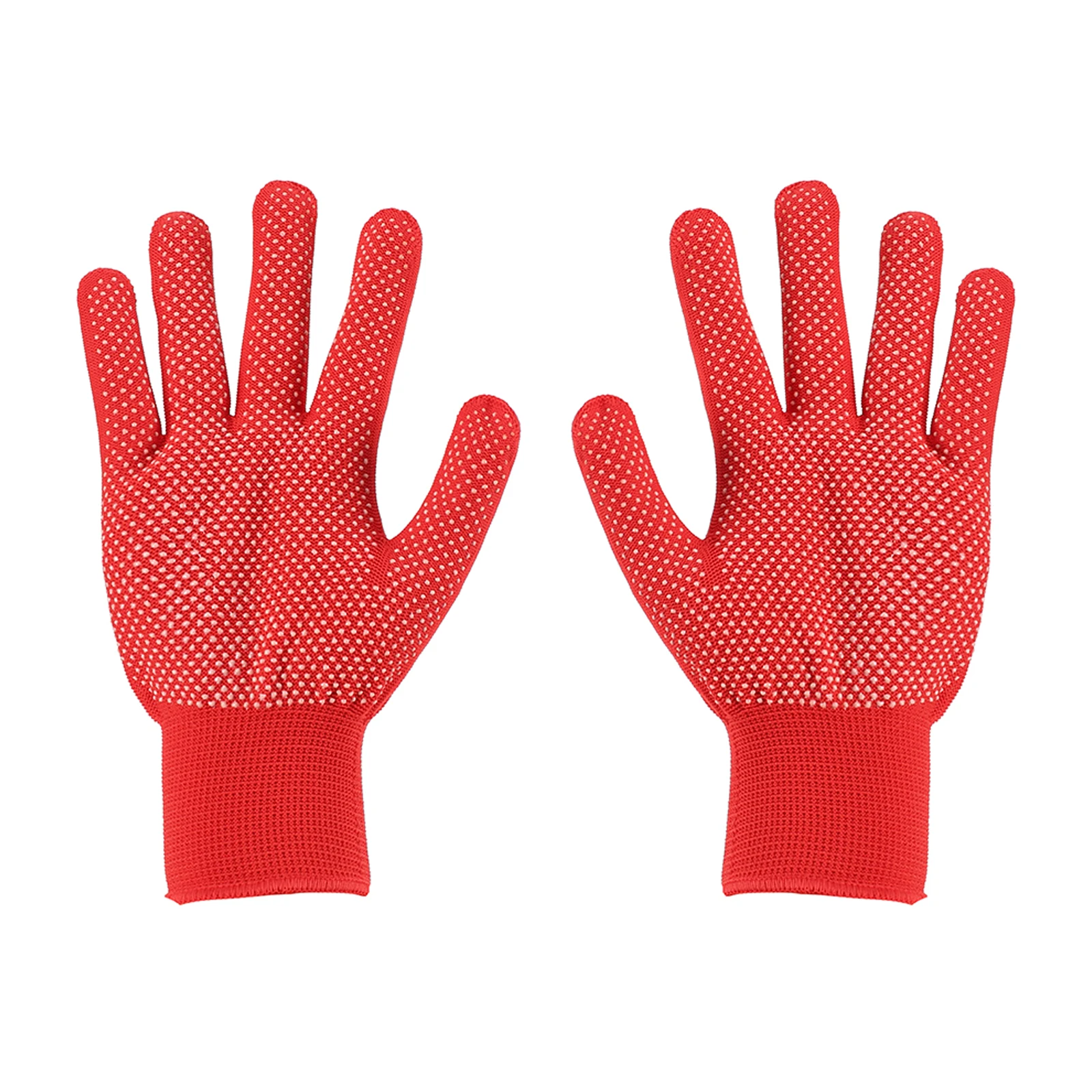 1Pair Hair Straightener Perm Curling Hairdressing Heat Resistant Finger Glove Hair Styling Tools Heatproof Protective Gloves