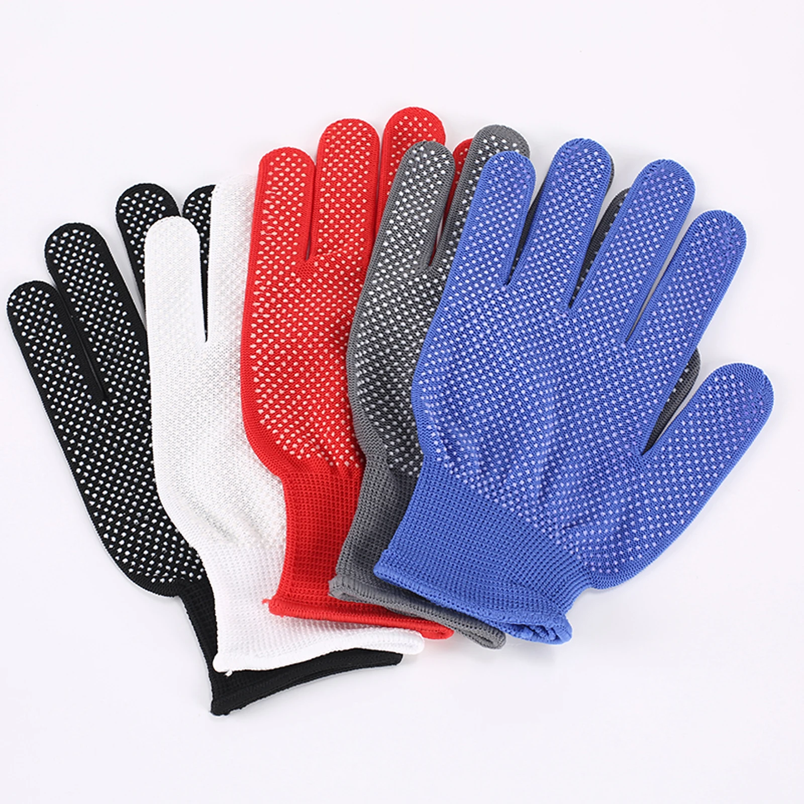 1Pair Hair Straightener Perm Curling Hairdressing Heat Resistant Finger Glove Hair Styling Tools Heatproof Protective Gloves