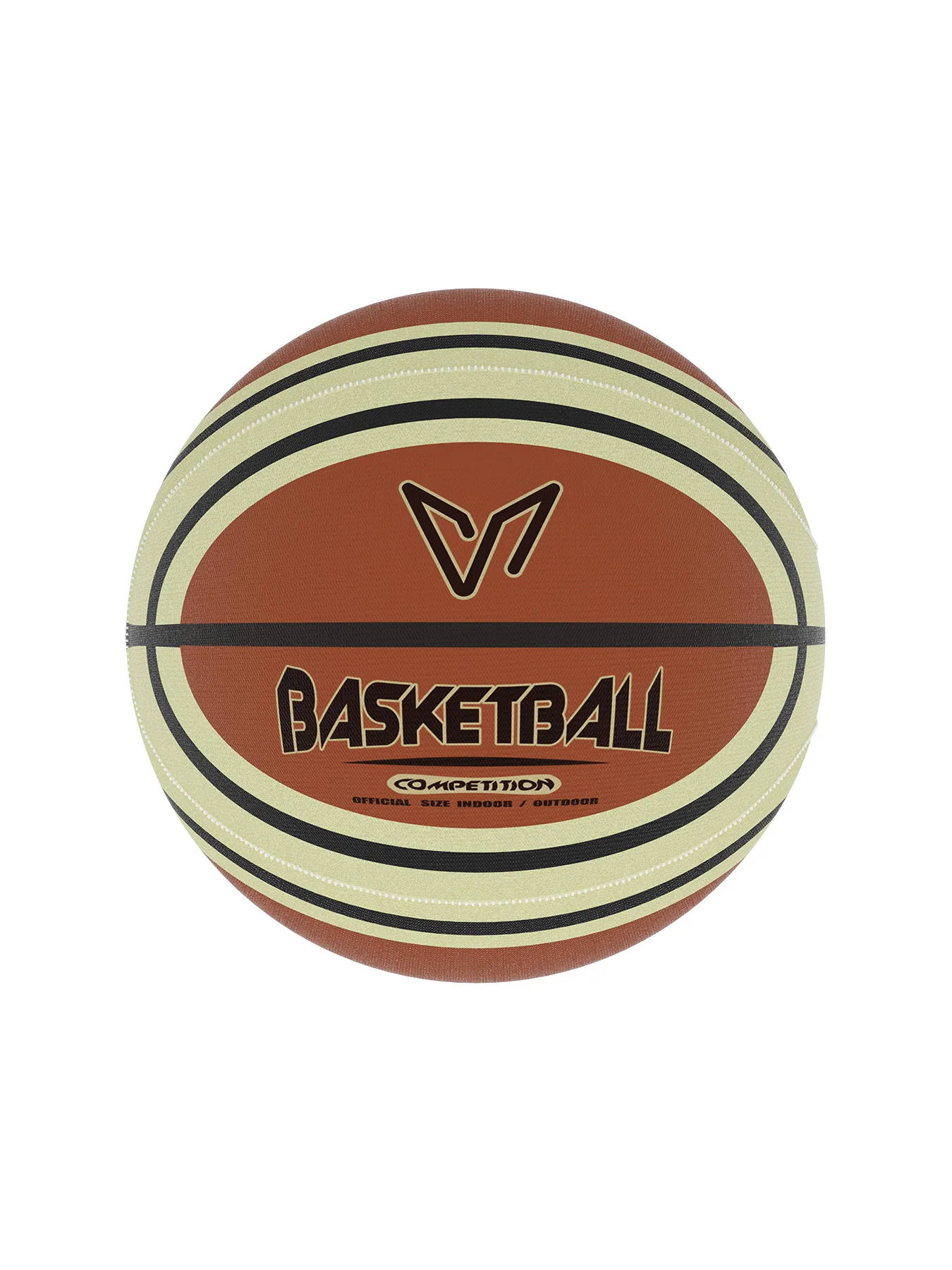 Silent Basketball with Cloth Cover No Bounce Noise Practice Training Ball for Kids PU Foam Soft Touch Perfect for Apartment