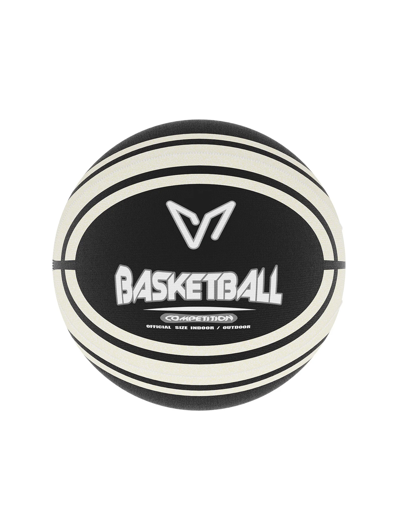 Silent Basketball with Cloth Cover No Bounce Noise Practice Training Ball for Kids PU Foam Soft Touch Perfect for Apartment