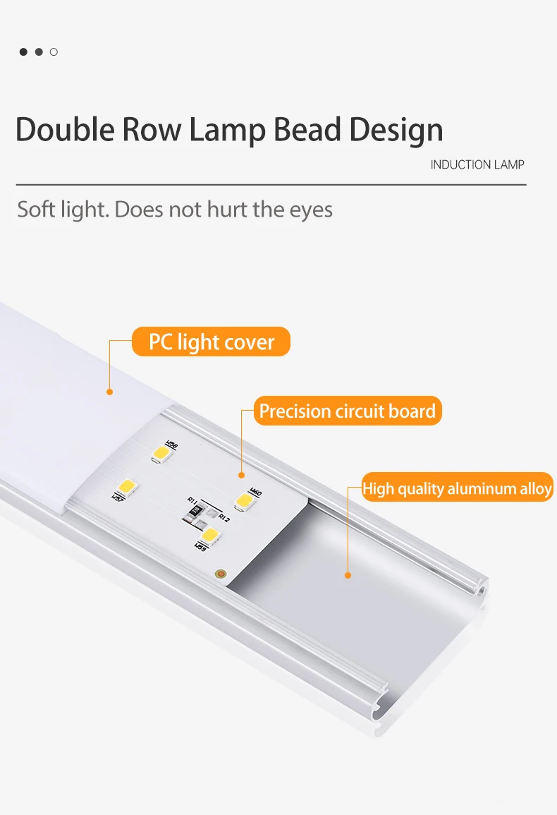 Motion Sensor Light Wireless LED Night Light USB Rechargeable Night Lamp Cabinet Wardrobe Lamp Under Backlight For Kitchen Led