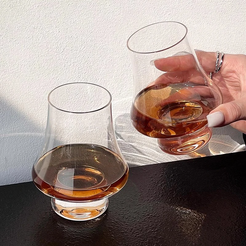 YWDL 2/4/6pcs Glass Whiskey Cup Set of 250ml Clear Lead Free Drinking Glasses Scotch Liquor Barware Beer Spirits Wine Glasse