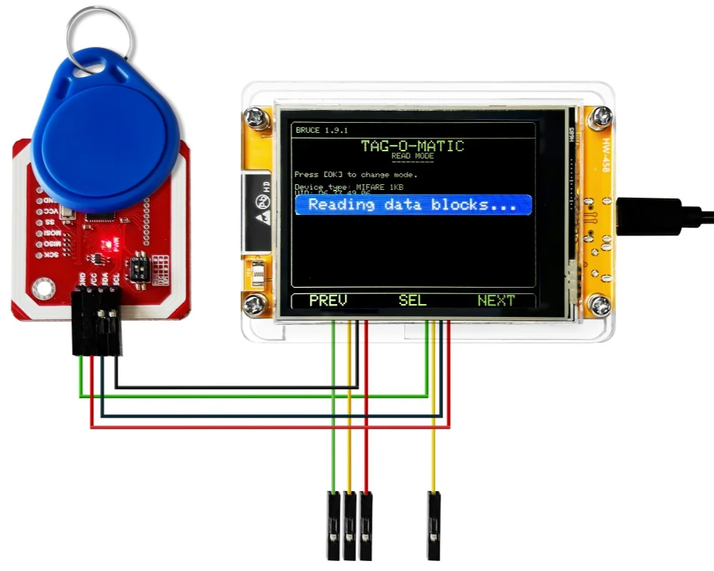 ESP32 Bruce CYD 2432S028 Wi-Fi Bluetooth NFC PN532 GNSS ATGM336H and Defensive Tools Enable Network Secure & Reliable Wireless