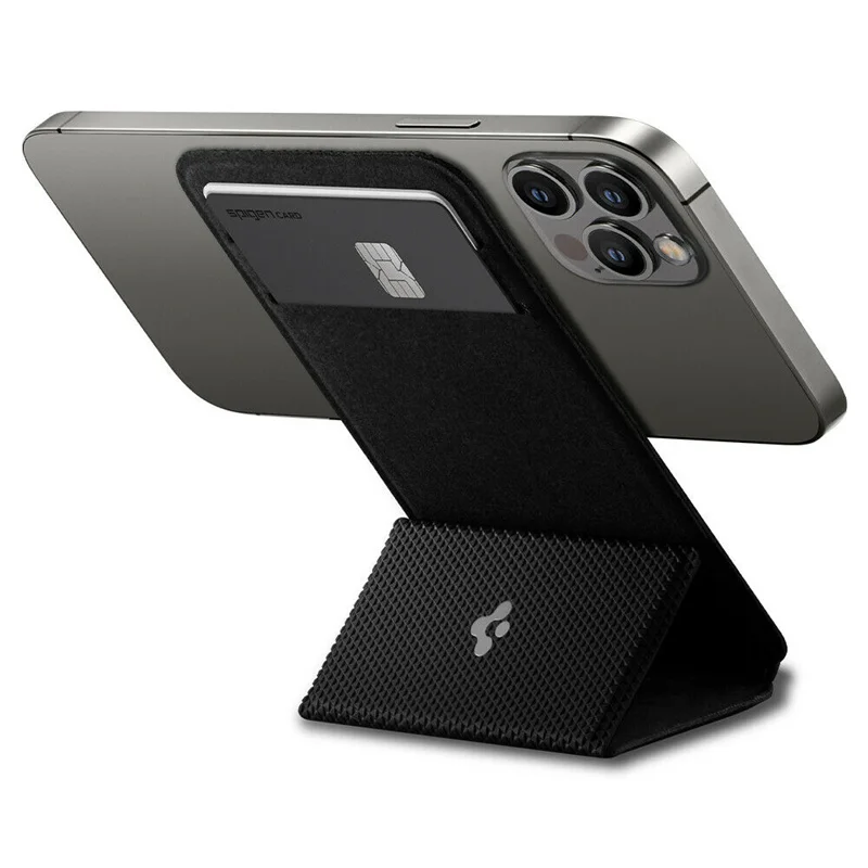 Spigen Smart Fold For MagSafe Card Holder For iPhone 17 Air 12 13 14 Plus 15 16 17 Pro Max Folding Bracket Card Bag