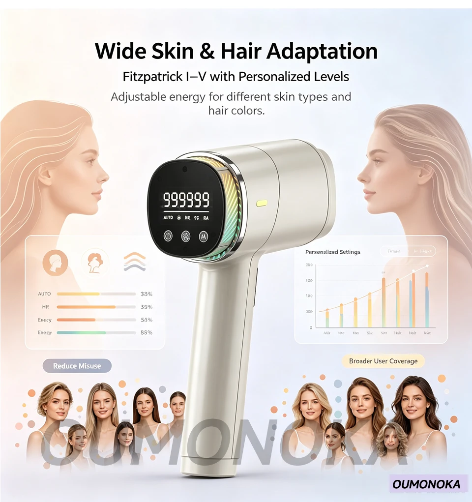 Electric IPL Permanent Laser Hair Removal Epilator for Women Facial Shaver Makeup Machine Men's Hair Cutting Tool