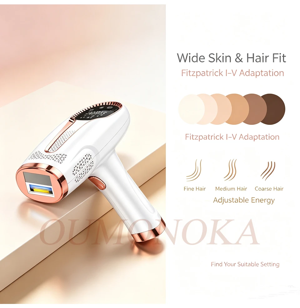 Electric IPL Permanent Laser Hair Removal Epilator for Women Facial Shaver Makeup Machine Men's Hair Cutting Tool