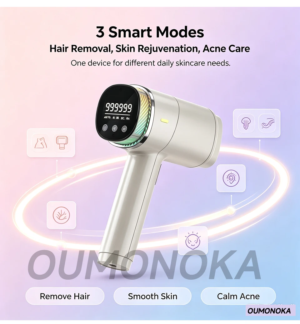 Electric IPL Permanent Laser Hair Removal Epilator for Women Facial Shaver Makeup Machine Men's Hair Cutting Tool