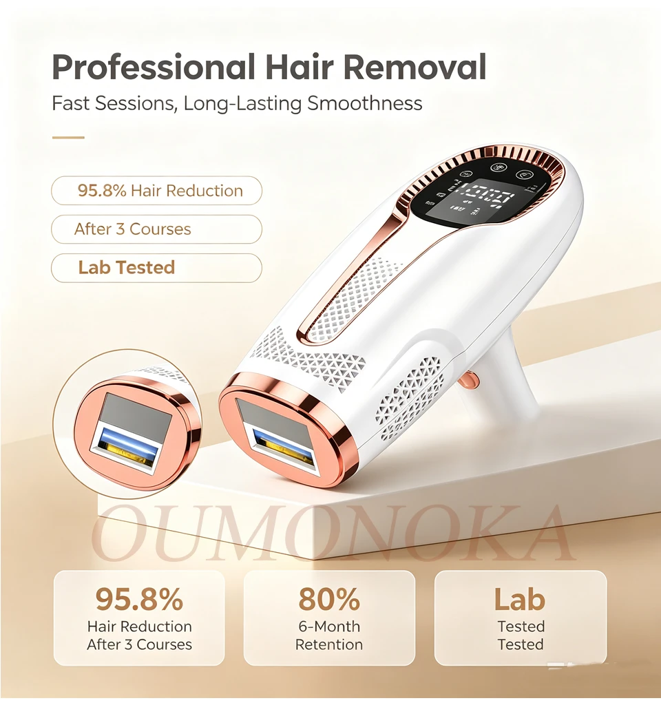 Electric IPL Permanent Laser Hair Removal Epilator for Women Facial Shaver Makeup Machine Men's Hair Cutting Tool