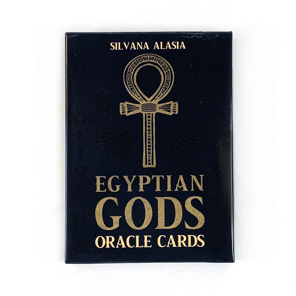 Egyptian Gods Oracle Cards 36pcs Tarot Cards English Wisdom Divination Board Deck Edition Playing Game Family Gathering Game