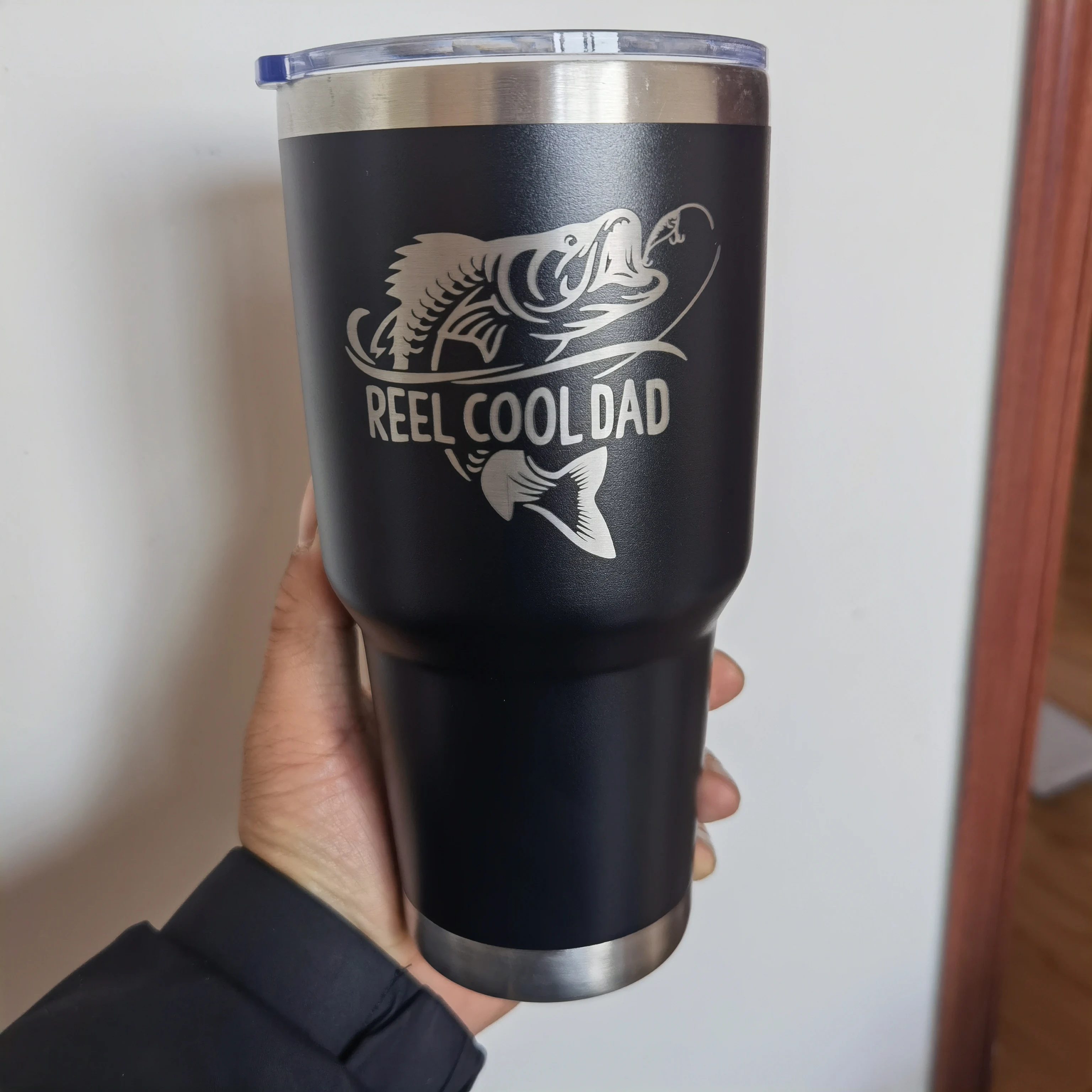 Custom Logo 30 oz Insulated Stainless Steel Coffee Tumbler Travel Mug Water Cup with Leak- Proof Lid Vacuum Insulated Tumbler