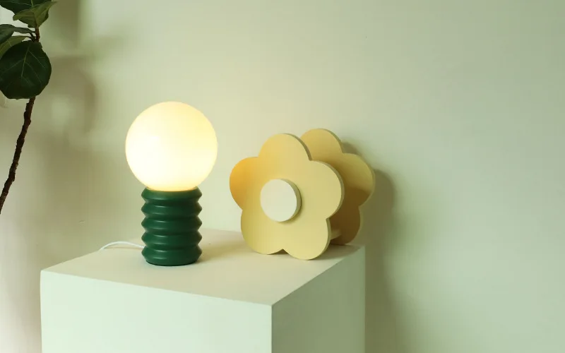 Bauhaus Spring Glass Table Lamp Vintage Nordic Modern Minimalist Homestay Living Room Bedroom Bedside Lamp