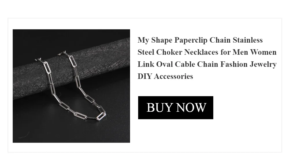 My Shape 3mm-10mm Cuban Chain Stainless Steel Necklaces for Men Male Chains Figaro Box Chain Choker Punk Jewelry 45cm 50cm 60cm