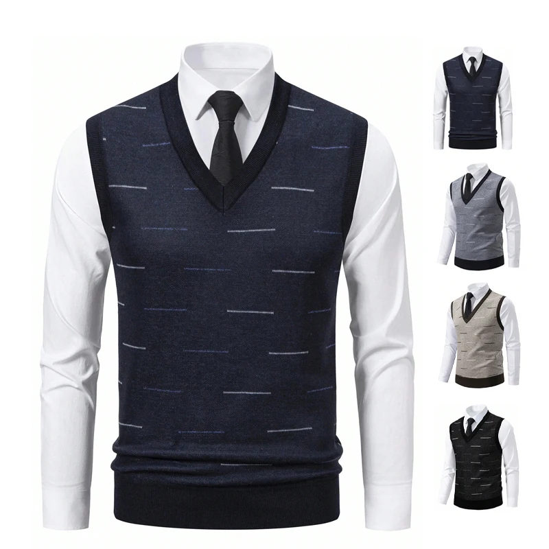 Men's Regular Fit Dress Pants Business Casual Trousers with Embroidery Stretch Golf Pants Party Light Weight Pants