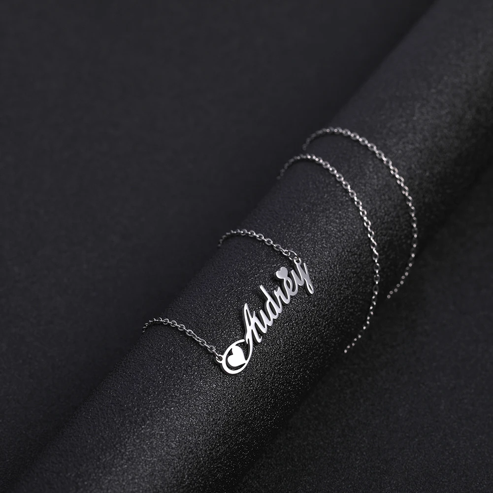Sipuris Custom Name Necklace Personalized Golden Choker Stainless Steel Necklace For Women Man Customized Jewelry Weddings Gifts