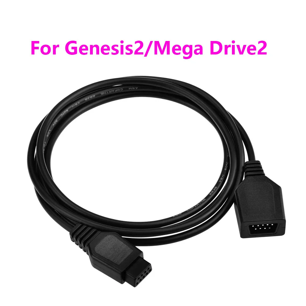 1.8m 9PIN Controller Extension Cable For SEGA For Genesis 2 for Mega Drive2 MD 2 Console Handle Gamepad Extend Line Cord Wire