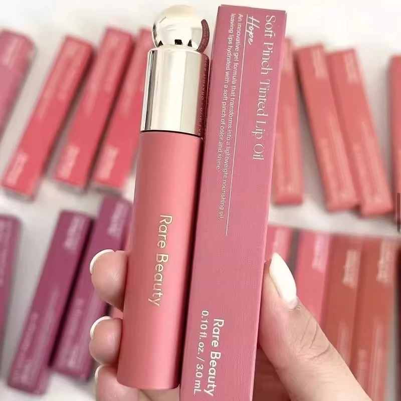 Rare Beauty Soft Pinch Tinted Lip Oil Stain Lip Gloss Delight Hope Happy Wonder Liquid Blush Makeup Cosmetics Face Eye Blusher