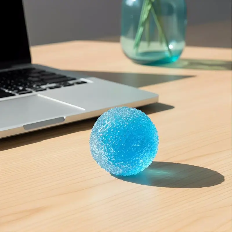 Sensory Slushie Squeeze Ball 1PC Reusable Crunchy Crackling Toy for Stress Relief Calm Fidget Play at Work Home