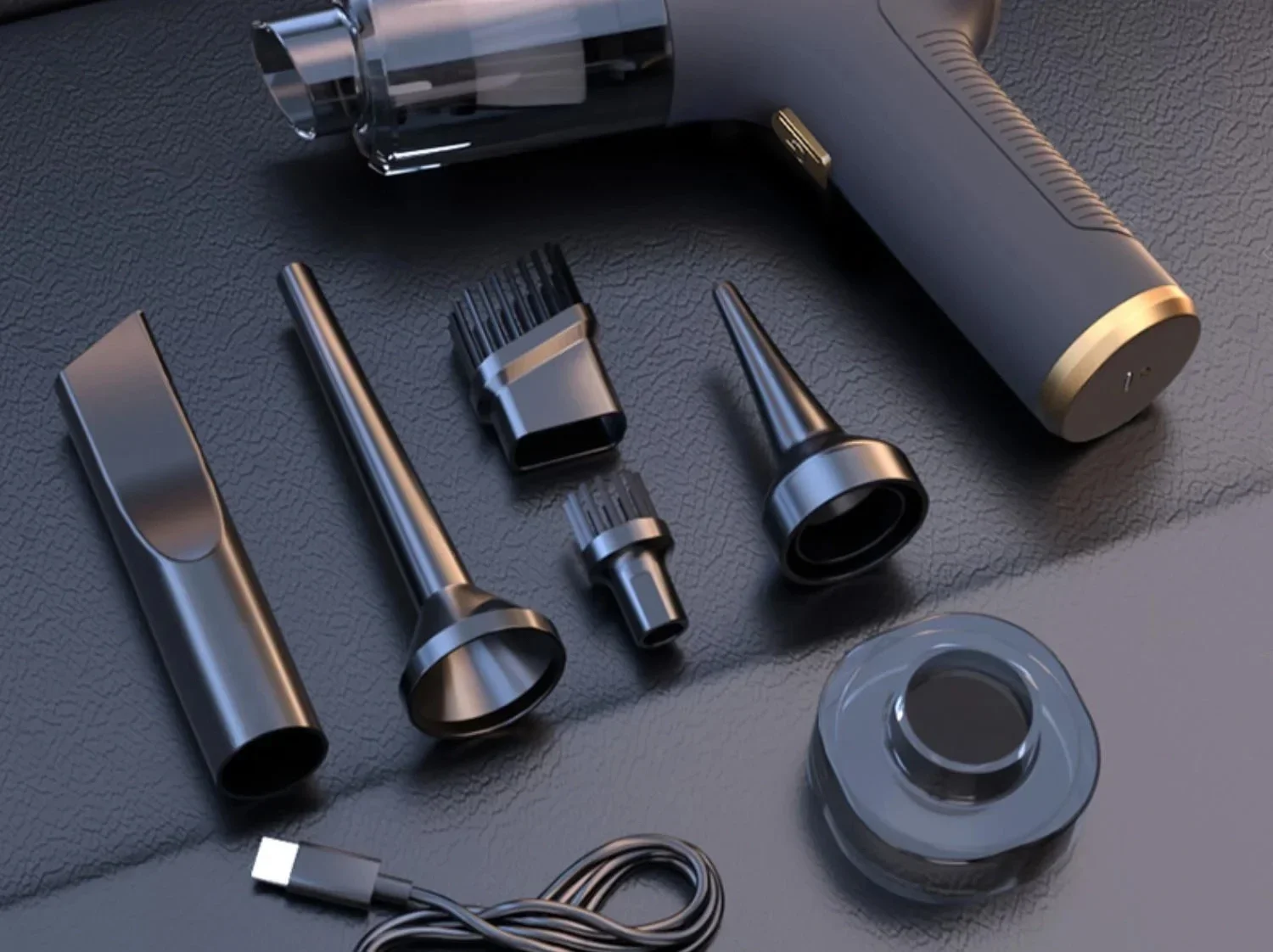 CENRR 98000PA Powerful Mini Car Vacuum Cleaner Cordless Wireless Car Cleaner HandHeld Portable Vacuum Cleaner Air Gun