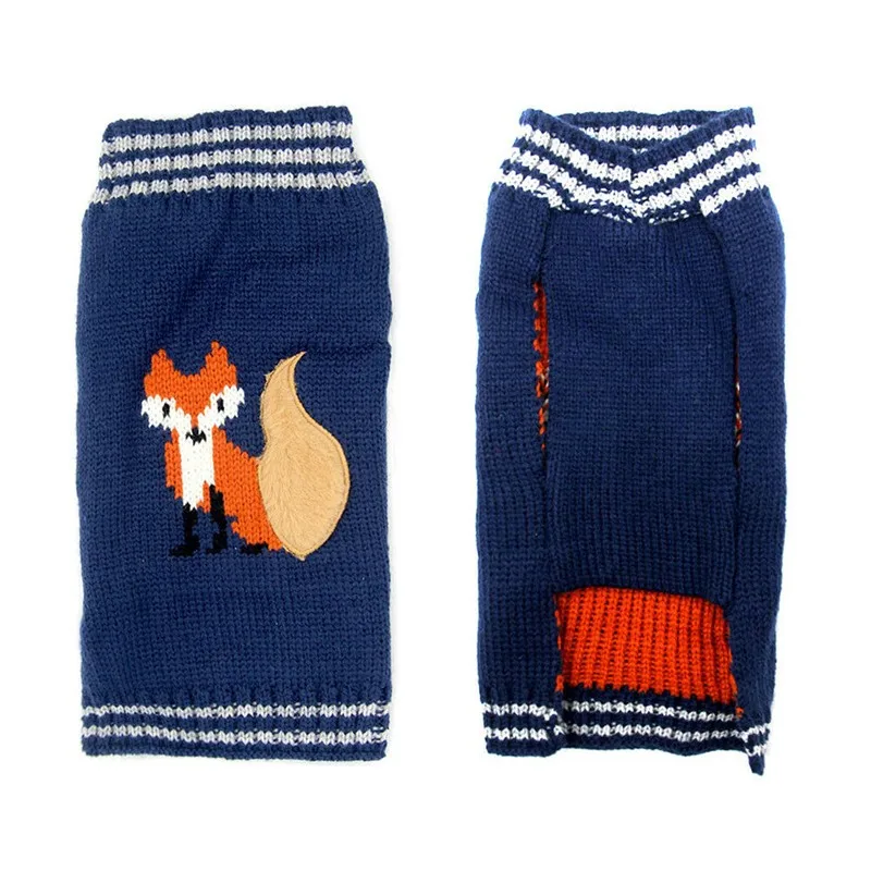 Christmas Dog Sweater Cute Cartoon Reindeer Xmas Pet Costume Puppy Cat Warm Clothes For Small Dogs Chihuahua Pug Winter Clothing