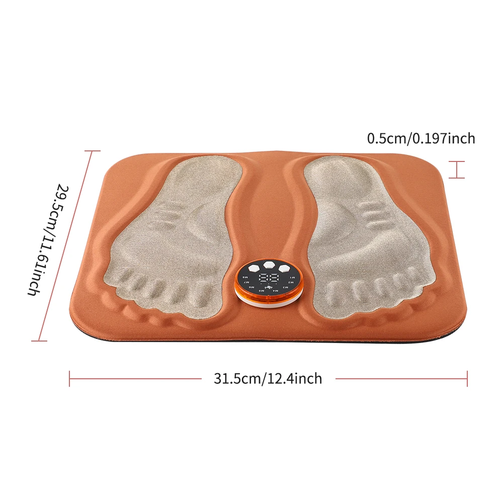 3D Smart Foot Massage Pad Feet Massager Improve Blood Circulation Relax Muscles Slim Legs Foot Pad Rechargeable