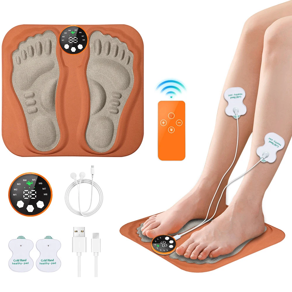 3D Smart Foot Massage Pad Feet Massager Improve Blood Circulation Relax Muscles Slim Legs Foot Pad Rechargeable