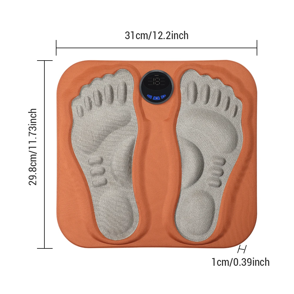 3D Smart Foot Massage Pad Feet Massager Improve Blood Circulation Relax Muscles Slim Legs Foot Pad Rechargeable