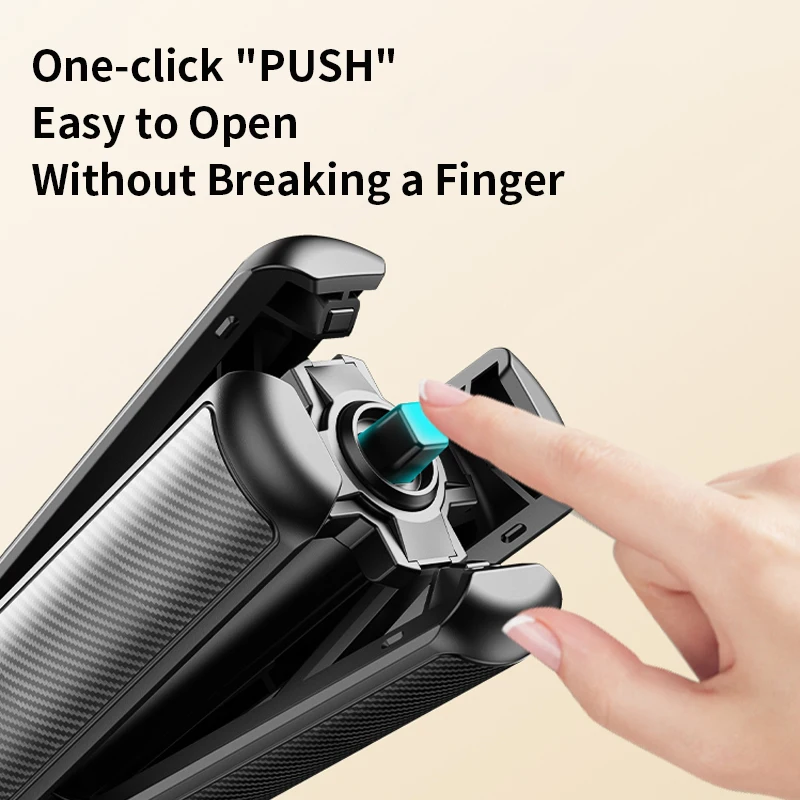 Magnetic Phone Holder Pocket Selfie Stick Retractable Four-corner Stand With Bluetooth for Smartphone Live Streaming Shooting