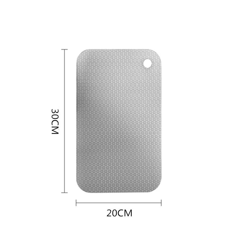 JUSTINLAU Stainless Steel Honeycomb Thickened Cutting Board Antibacterial Mildew-proof Kneading Dough Board Fruit Cutting Board