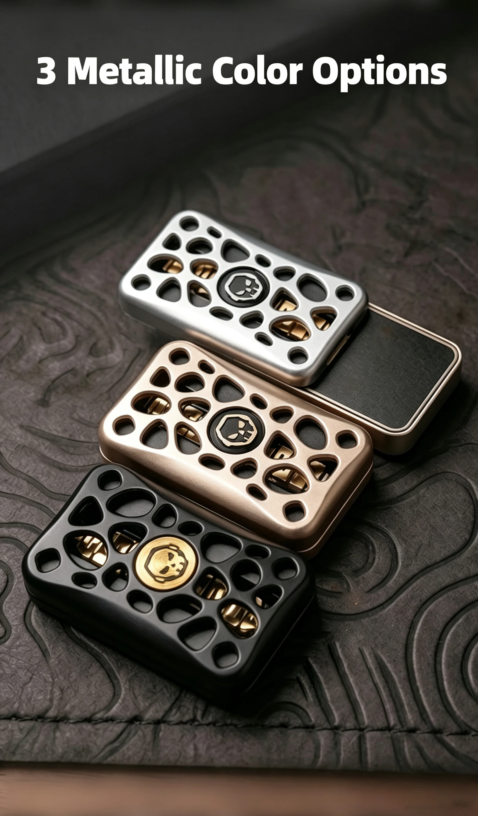 14+ Adult Tuning‑Fork Unlimited Push Slider Magnetic EDC Fidget Toy Metal Hand Tactile Slider Anxiety Stress Relief Pocket Desk
