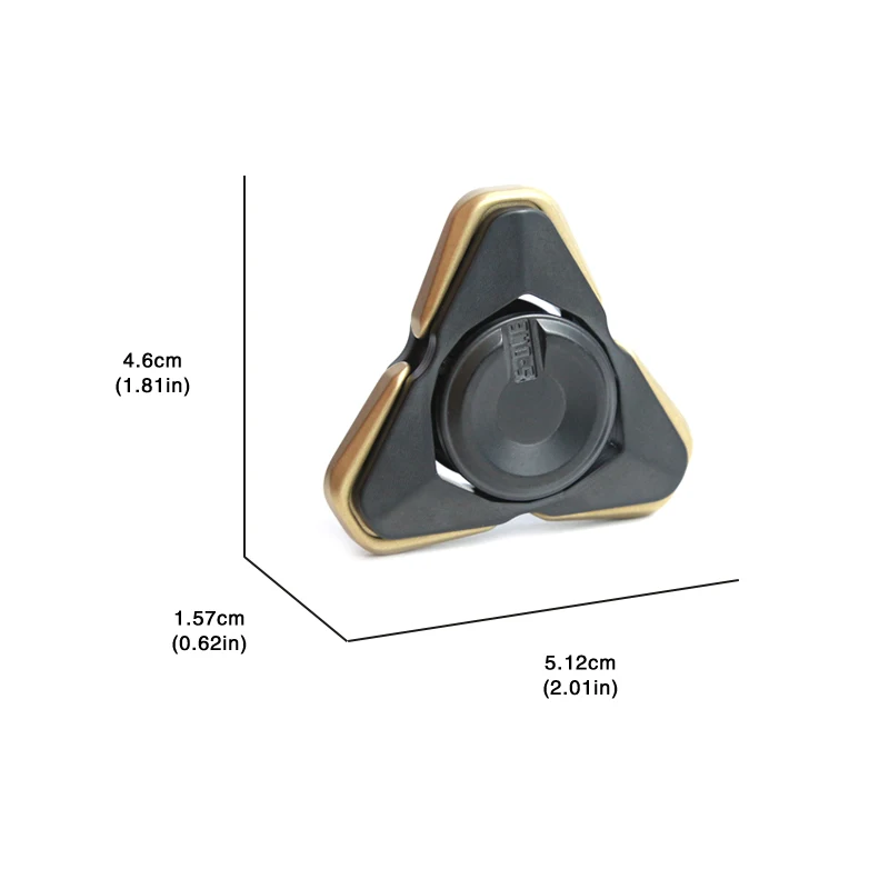 Suàn QS Magnetic Open-Armor Fidget Spinner Metal Stress Relief Toy for Adults | Magnetic Rotating Top Desktop Decompression Toy