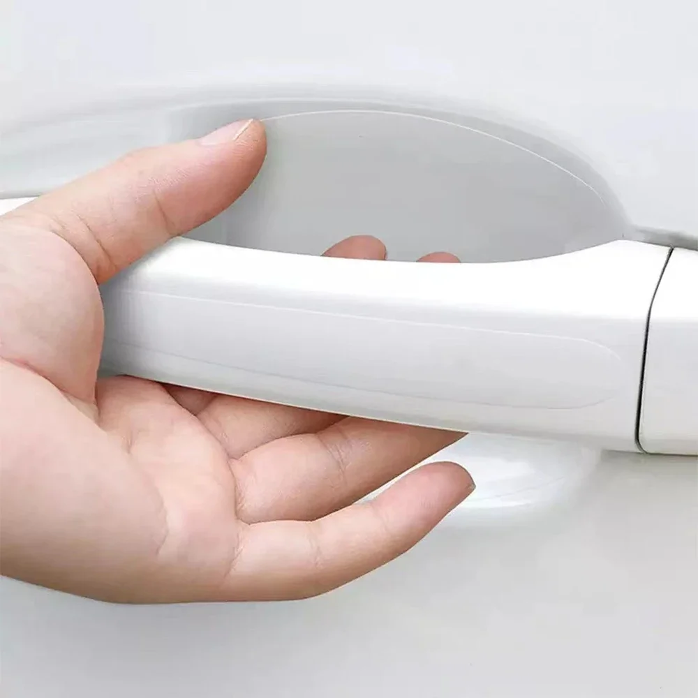 Invisible Car Door Bowl Handle Protective Sticker Anti-collision Scratch-resistant Protection Clear Strip Stickers Car Decals