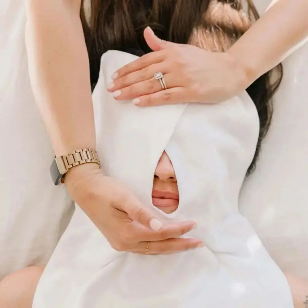 1/5 Pcs Beautician's Special Face Towel - Spa Grade U-shaped Face Towel - Soft Massage and Skincare Tool