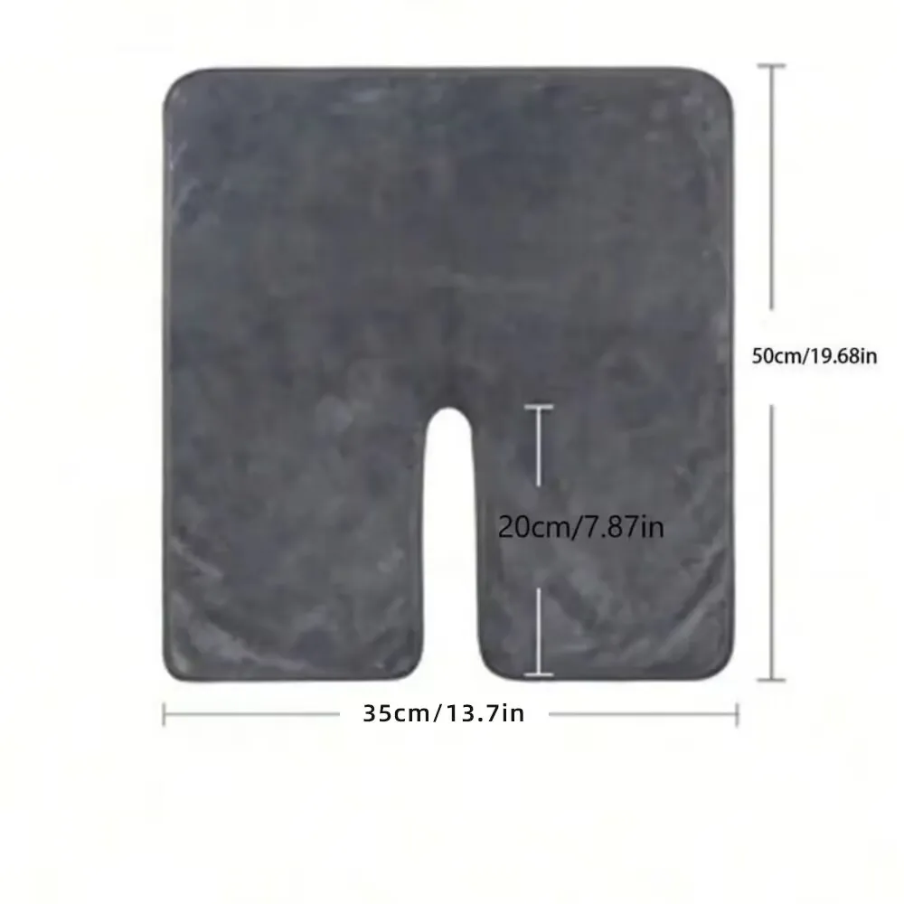 1/5 Pcs Beautician's Special Face Towel - Spa Grade U-shaped Face Towel - Soft Massage and Skincare Tool