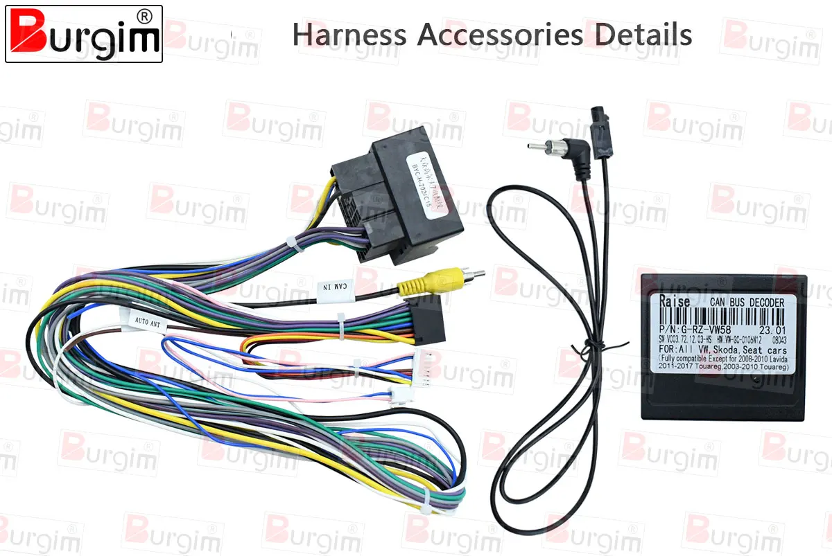 Car Radio Fascia Frame For Seat Ibiza 2008-2017 9 inch 2DIN Android Stereo Panel Harness Wire Power Cable Adapter Canbus Decoder