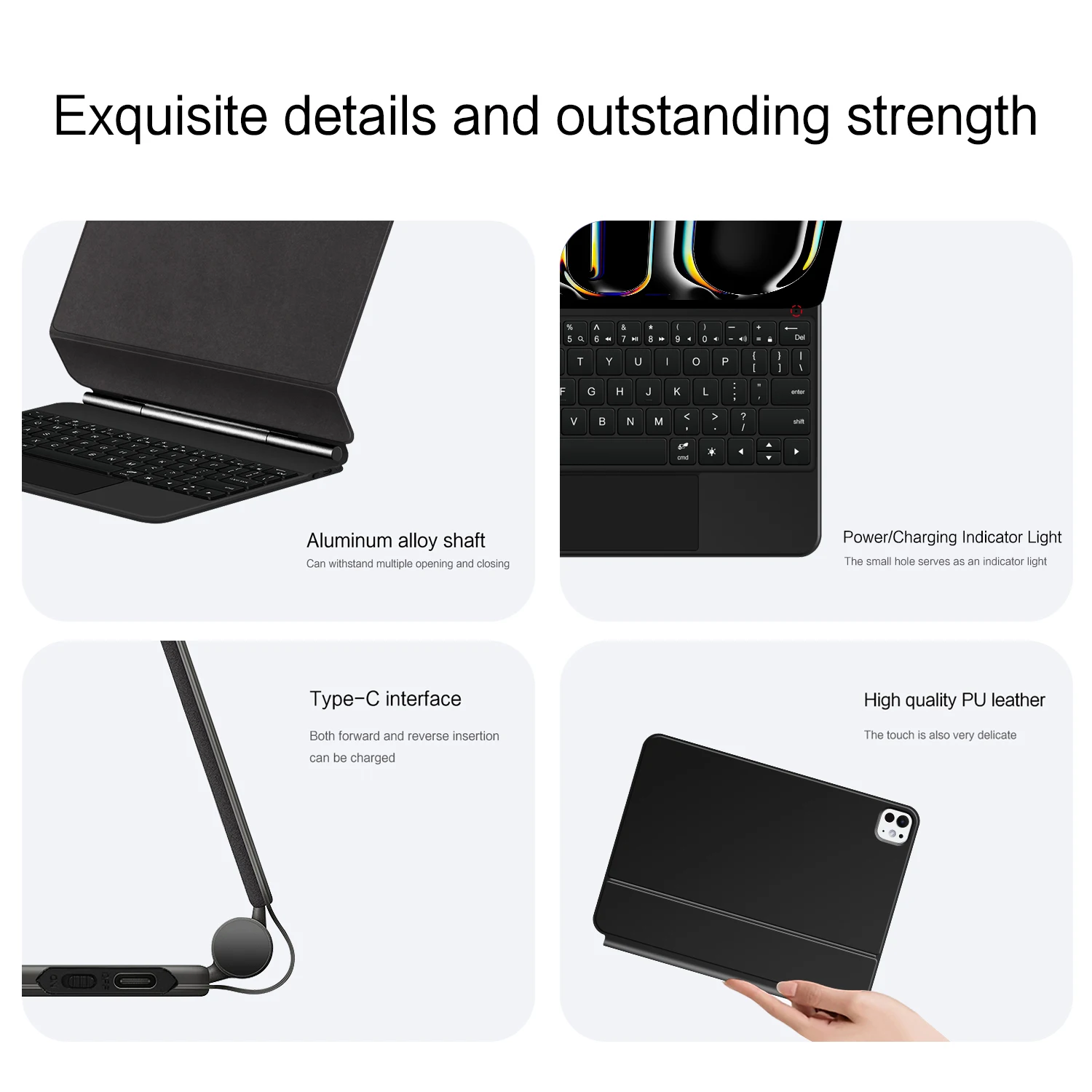 TouchPad Magic Keyboard for iPad Air 11 13 M4 2026 M3 M2 iPad 10 10th Air 4 5 6 iPad Pro 11 12.9 13'' M5 M4 Smart Cover Backlit