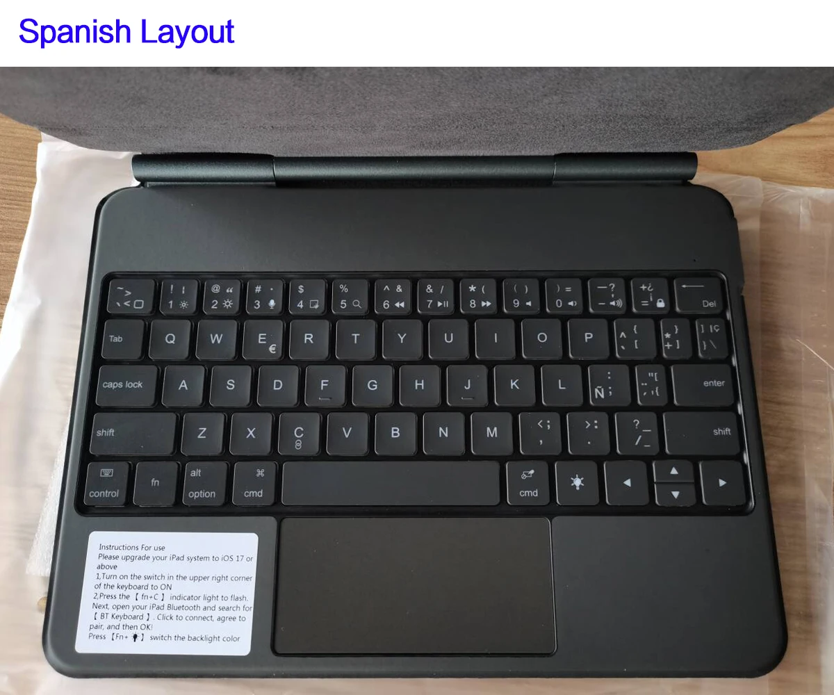 TouchPad Magic Keyboard for iPad Air 11 13 M4 2026 M3 M2 iPad 10 10th Air 4 5 6 iPad Pro 11 12.9 13'' M5 M4 Smart Cover Backlit
